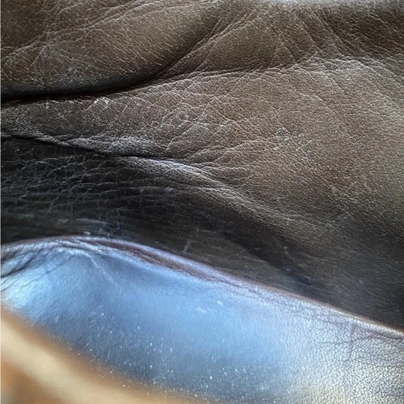 Vintage Prada 1990’s Mocha Chukka Desert Boots Shoes Men 9.5 Leather Ankle Italy - Picture 15 of 15